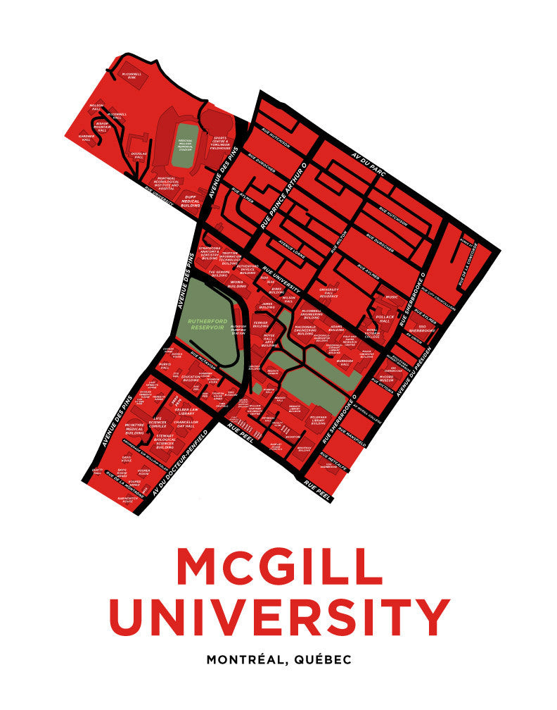 mcgill university campus map