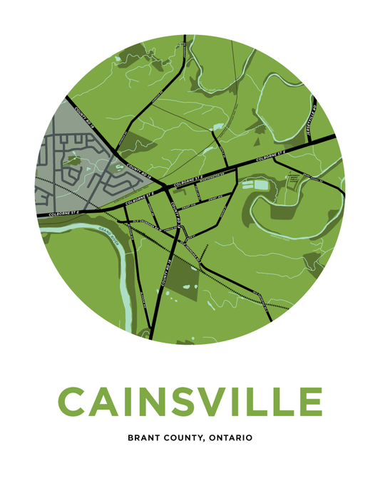 Cainsville Map Print