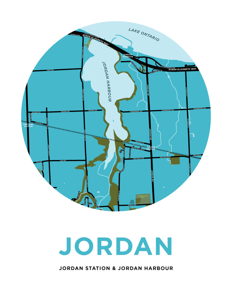 Jordan Harbour & Jordan Station Map Print