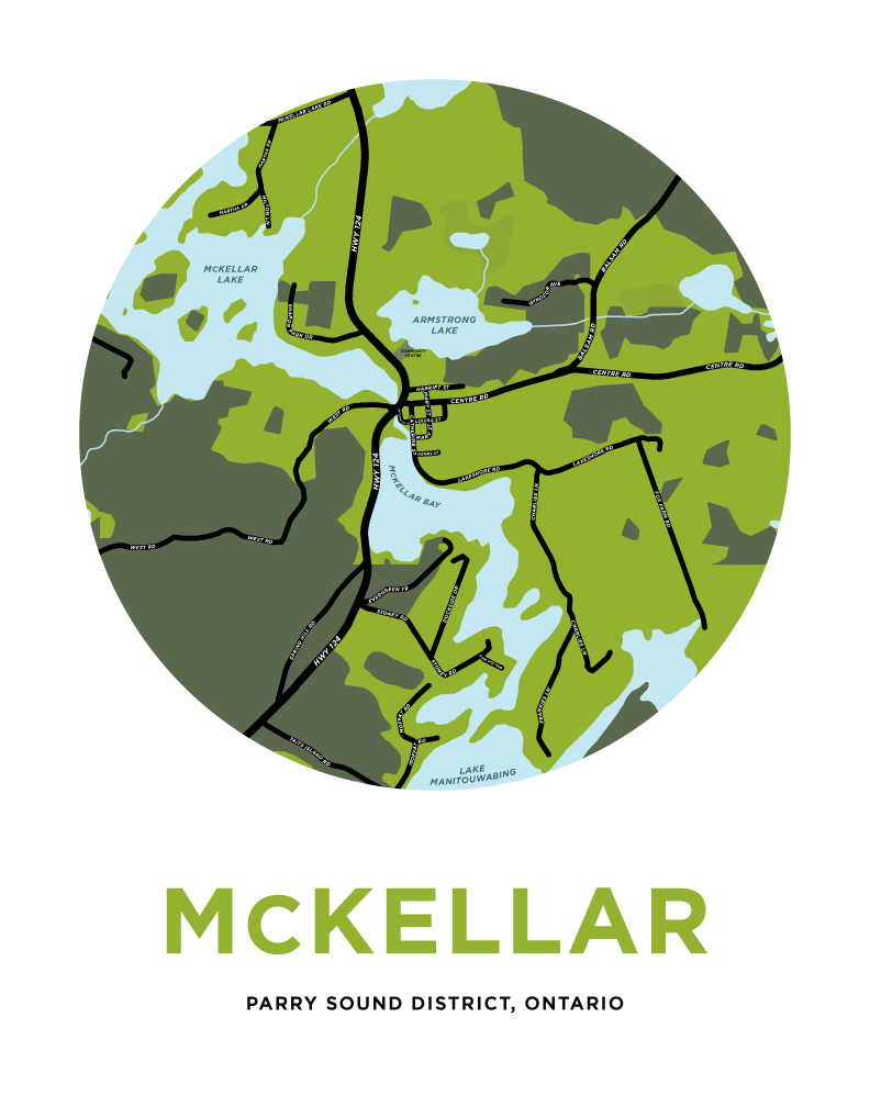 McKellar Map Print – Jelly Brothers