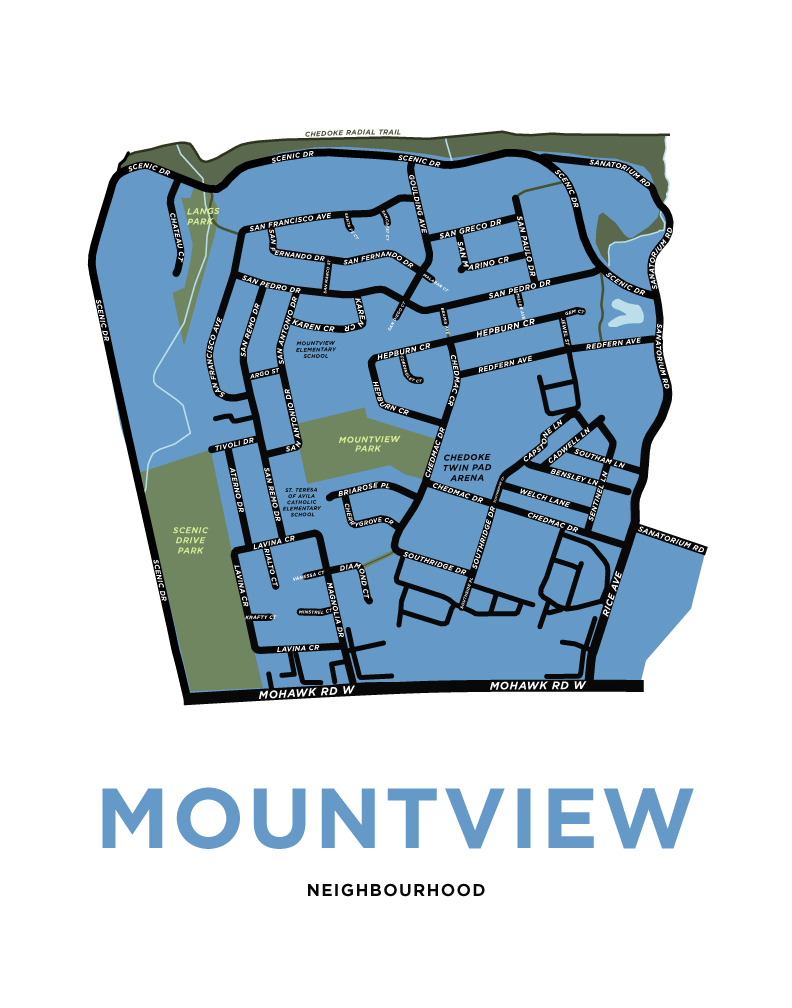 Mountview Neighbourhood Map