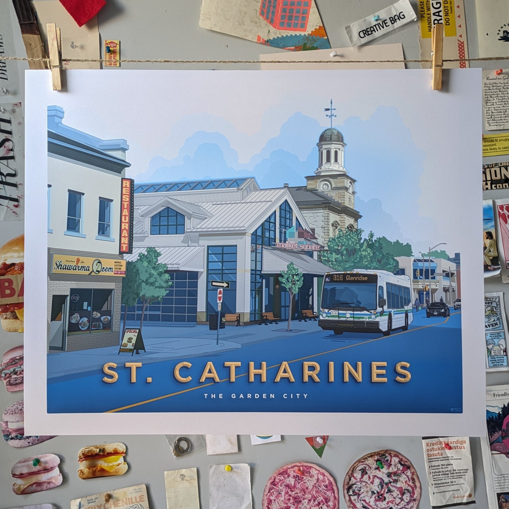 St. Catharines Market Square Print – Jelly Brothers