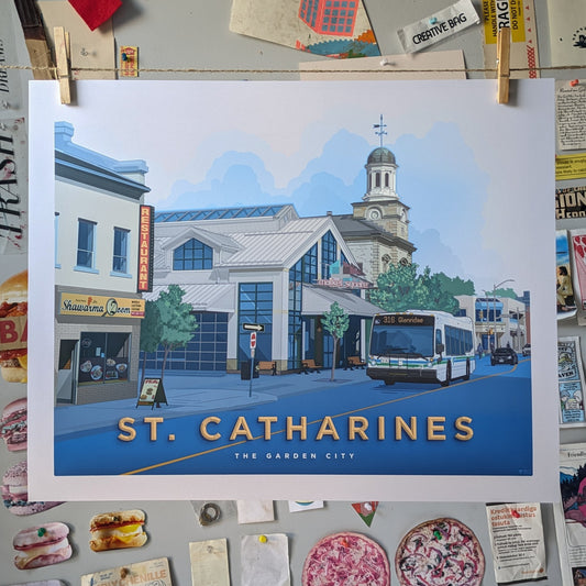 St. Catharines Market Square Print