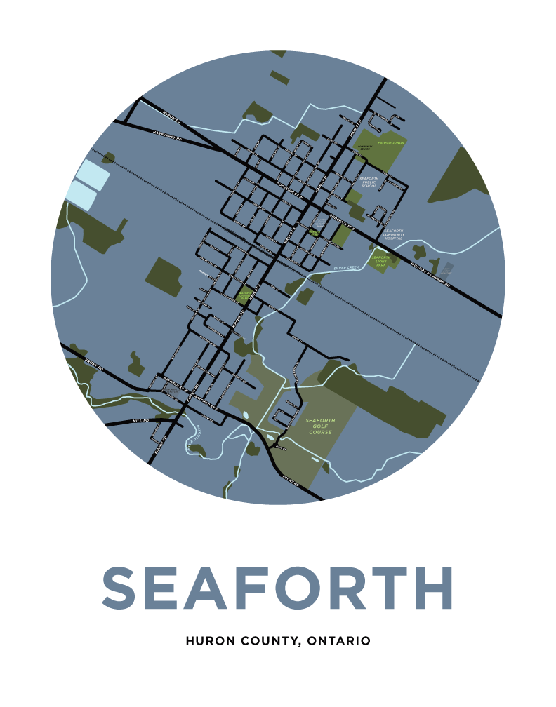 Seaforth Map Print