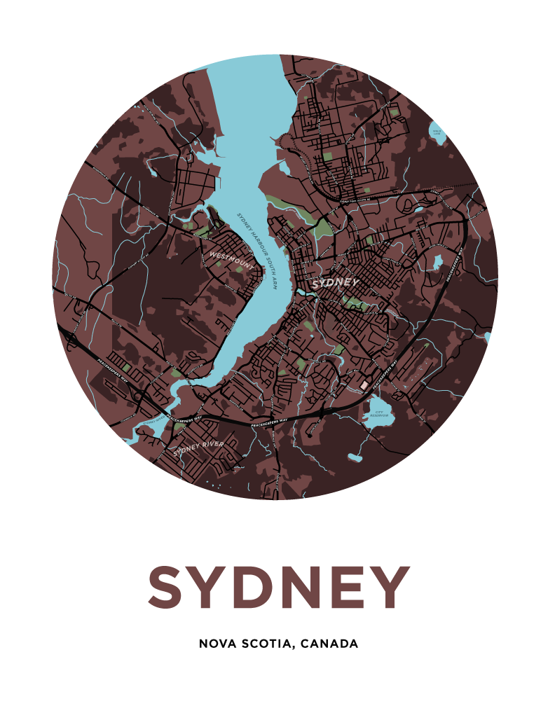 Sydney Map Print – Jelly Brothers