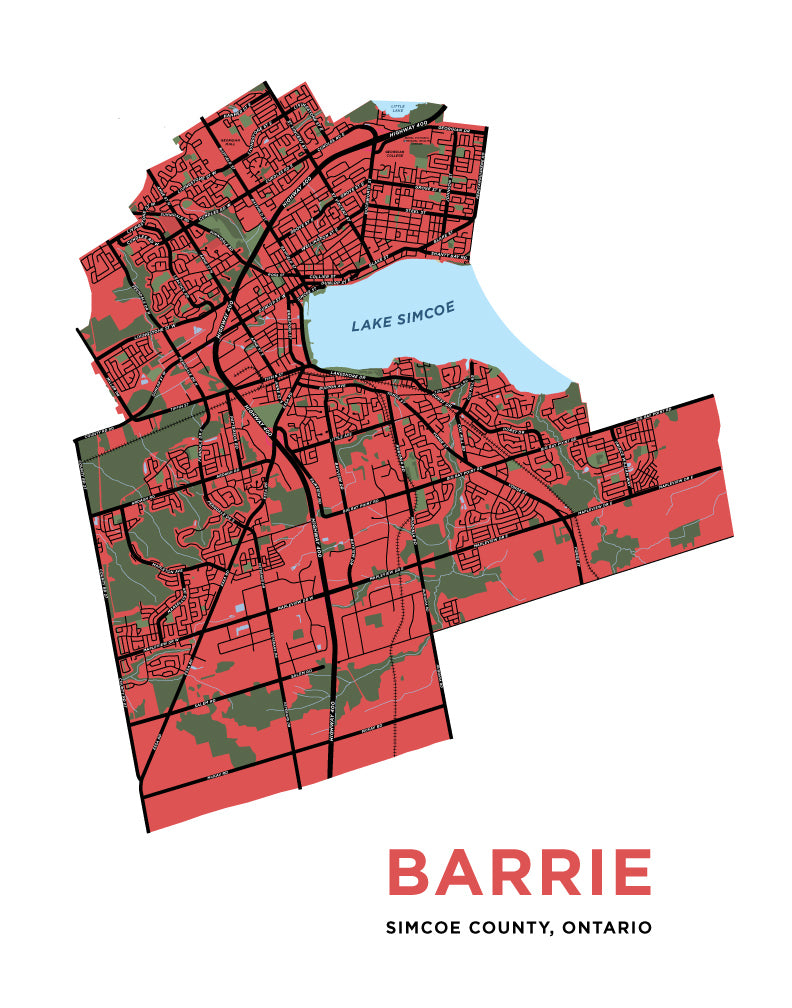 Barrie City Ward Maps