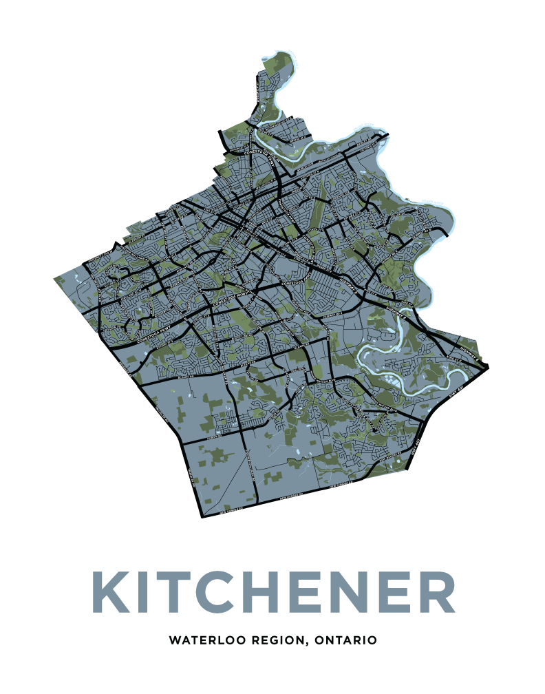 Kitchener Waterloo Map