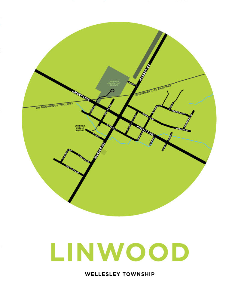 Linwood Map Print – Jelly Brothers