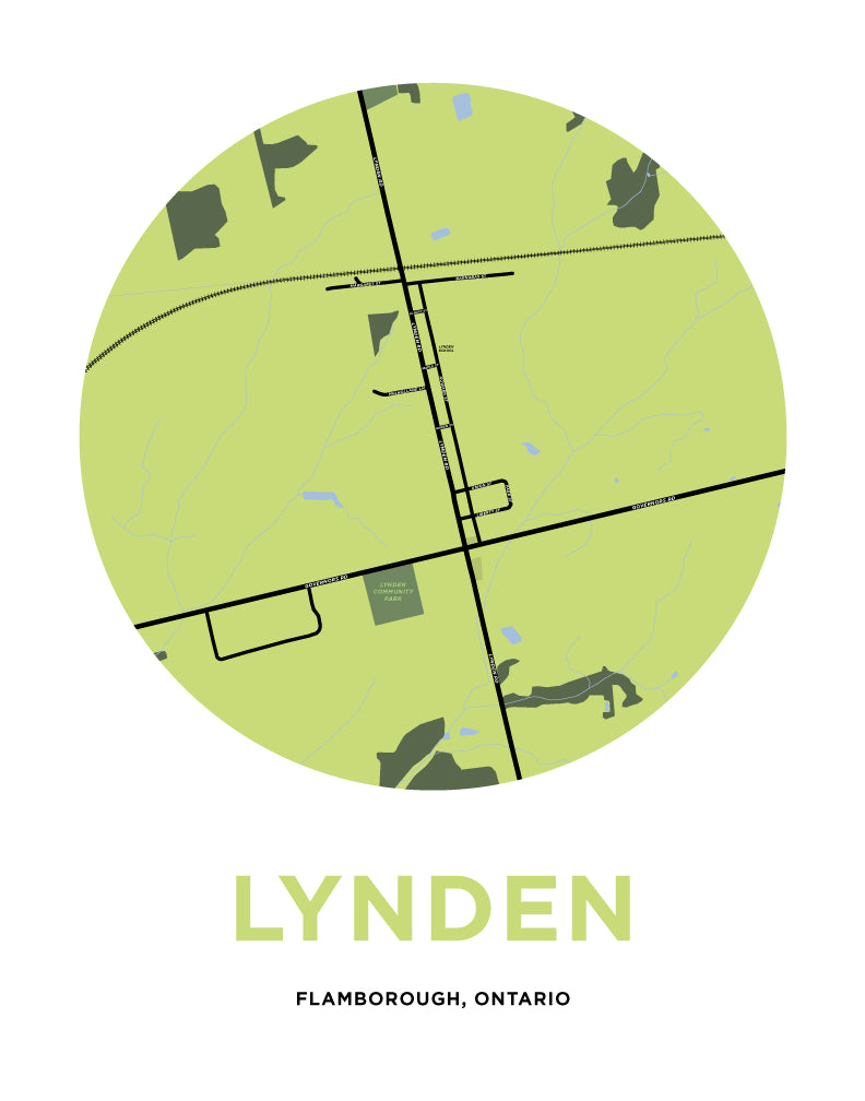 Lynden Map Print – Jelly Brothers